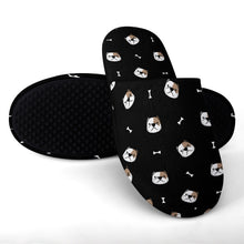 Load image into Gallery viewer, American Bully Slippers for Women - Charming American Bully Delight - Flannel-Accessories,American Bully,Dog Mom Gifts,Slippers-10