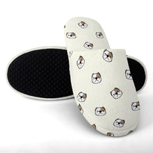 Load image into Gallery viewer, American Bully Slippers for Women - Charming American Bully Delight - Flannel-Accessories,American Bully,Dog Mom Gifts,Slippers-13