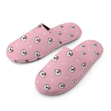 Load image into Gallery viewer, American Bully Slippers for Women - Charming American Bully Delight - Flannel-Accessories,American Bully,Dog Mom Gifts,Slippers-14