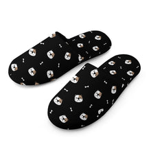 Load image into Gallery viewer, American Bully Slippers for Women - Charming American Bully Delight - Flannel-Accessories,American Bully,Dog Mom Gifts,Slippers-8