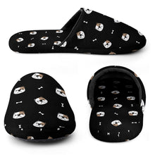 Load image into Gallery viewer, American Bully Slippers for Women - Charming American Bully Delight - Flannel-Accessories,American Bully,Dog Mom Gifts,Slippers-9
