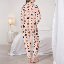 Load image into Gallery viewer, American Cocker Spaniel Pajamas for Women - XL Available - American Cocker Spaniels of Every Color-Pajamas-Apparel,Cocker Spaniel,Dog Mom Gifts,Pajamas-4