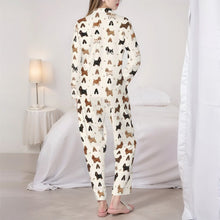 Load image into Gallery viewer, American Cocker Spaniel Pajamas for Women - XL Available - American Cocker Spaniels of Every Color-Pajamas-Apparel,Cocker Spaniel,Dog Mom Gifts,Pajamas-6