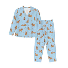 Load image into Gallery viewer, American Cocker Spaniel Pajamas for Women - XL Available - I Love Buff Cocker Spaniels-Pajamas-Apparel,Cocker Spaniel,Dog Mom Gifts,Pajamas-11