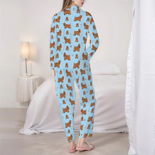 Load image into Gallery viewer, American Cocker Spaniel Pajamas for Women - XL Available - Yes I Love Red Cocker Spaniels-Pajamas-Apparel,Cocker Spaniel,Dog Mom Gifts,Pajamas-5