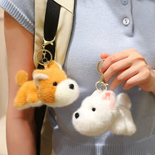 Load image into Gallery viewer, American Eskimo Dog Keychain - Plush Pocket Pup-5