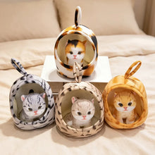 Load image into Gallery viewer, American Shorthair Cat plush - Cosy Hidey-Pod Calico Kitty-4