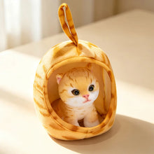 Load image into Gallery viewer, Realistic American Shorthair Cat Plush - Calico Coat - Cosy Cocoon Kitty-Stuffed Animals-Calico Cat,Cat Memorial Gifts,Cats,Stuffed Animal-5