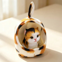 Load image into Gallery viewer, American Shorthair Cat plush - Cosy Hidey-Pod Calico Kitty-H-1
