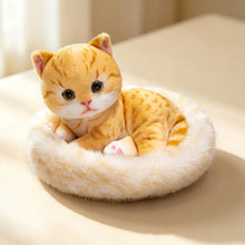 Load image into Gallery viewer, Realistic American Shorthair Cat Plush - Orange and White Tabby Coat - Snuggly Loaf Kitty-Stuffed Animals-Cat Memorial Gifts,Cats,Orange and White Cat,Stuffed Animal,Tabby Cat-2