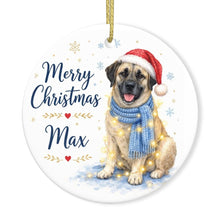 Load image into Gallery viewer, Anatolian Shepherd Dog Christmas Ornament - Cozy Winter Pet Portrait Design - Personalize with Photo and Name-Christmas Ornament-Christmas,Christmas Ornament,Personalize Artwork-3