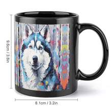 Load image into Gallery viewer, Arctic Gaze Siberian Husky Coffee Mug-4