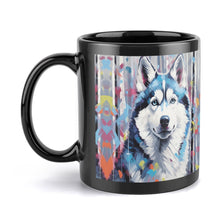 Load image into Gallery viewer, Arctic Gaze Siberian Husky Coffee Mug-5