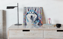 Load image into Gallery viewer, Arctic Gaze Siberian Husky Framed Wall Art Poster-Art-Dog Art, Home Decor, Siberian Husky-2