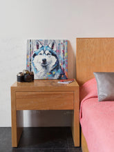 Load image into Gallery viewer, Arctic Gaze Siberian Husky Framed Wall Art Poster-Art-Dog Art, Home Decor, Siberian Husky-3