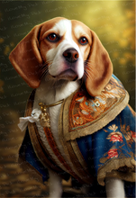 Load image into Gallery viewer, Aristocratic Beagle Portrait Wall Art Poster-Art-Beagle, Dog Art, Home Decor, Poster-1