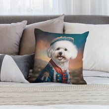 Load image into Gallery viewer, Aristocratic Cutie Bichon Frise Plush Pillow Case-Cushion Cover-Bichon Frise, Dog Dad Gifts, Dog Mom Gifts, Home Decor, Pillows-2