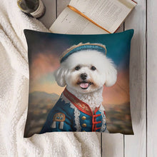 Load image into Gallery viewer, Aristocratic Cutie Bichon Frise Plush Pillow Case-Cushion Cover-Bichon Frise, Dog Dad Gifts, Dog Mom Gifts, Home Decor, Pillows-6