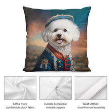 Load image into Gallery viewer, Aristocratic Cutie Bichon Frise Plush Pillow Case-Cushion Cover-Bichon Frise, Dog Dad Gifts, Dog Mom Gifts, Home Decor, Pillows-8