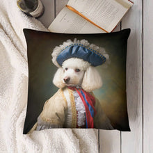 Load image into Gallery viewer, Aristocratic French White Poodle Plush Pillow Case-Cushion Cover-Dog Dad Gifts, Dog Mom Gifts, Home Decor, Pillows, Poodle-5