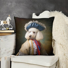 Load image into Gallery viewer, Aristocratic French White Poodle Plush Pillow Case-Cushion Cover-Dog Dad Gifts, Dog Mom Gifts, Home Decor, Pillows, Poodle-6