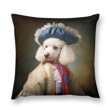 Load image into Gallery viewer, Aristocratic French White Poodle Plush Pillow Case-Cushion Cover-Dog Dad Gifts, Dog Mom Gifts, Home Decor, Pillows, Poodle-7