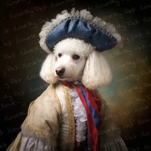 Load image into Gallery viewer, Aristocratic French White Poodle Wall Art Poster-Art-Dog Art, Home Decor, Poodle, Poster-1
