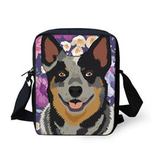 Load image into Gallery viewer, Australian Cattle Dog in Bloom Messenger Bag-Accessories-Accessories, Australian Cattle Dog, Bags, Dogs-8