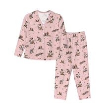 Load image into Gallery viewer, Australian Shepherd Pajamas for Women - XL Available - Blue Merle Australian Shepherds Doing Yoga-Pajamas-Apparel,Australian Shepherd,Dog Mom Gifts,Pajamas-7