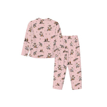 Load image into Gallery viewer, Australian Shepherd Pajamas for Women - XL Available - Blue Merle Australian Shepherds Doing Yoga-Pajamas-Apparel,Australian Shepherd,Dog Mom Gifts,Pajamas-8