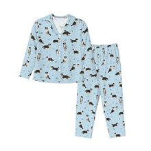 Load image into Gallery viewer, Australian Shepherd Pajamas for Women - XL Available - Yes I Love Black Tri Australian Shepherds-Pajamas-Apparel,Cocker Spaniel,Dog Mom Gifts,Pajamas-9