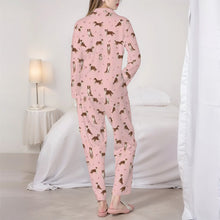 Load image into Gallery viewer, Australian Shepherd Pajamas for Women - XL Available - Yes I Love Red Tri Australian Shepherds-Pajamas-Apparel,Cocker Spaniel,Dog Mom Gifts,Pajamas-4