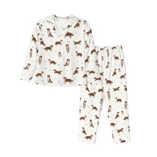 Load image into Gallery viewer, Australian Shepherd Pajamas for Women - XL Available - Yes I Love Red Tri Australian Shepherds-Pajamas-Apparel,Cocker Spaniel,Dog Mom Gifts,Pajamas-7