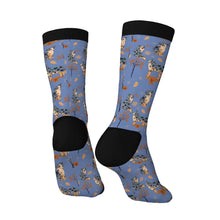 Load image into Gallery viewer, Australian Shepherd Socks - Flower Garden Australian Shepherd-Accessories-Accessories,Australian Shepherd,Dog Dad Gifts,Socks-6