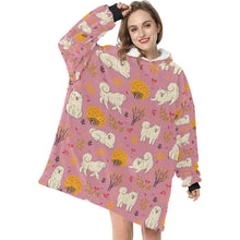 Load image into Gallery viewer, Autumn Bliss Fluffy Eskimos Blanket Hoodie-12