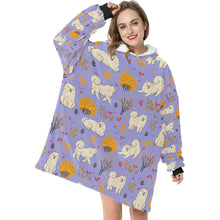 Load image into Gallery viewer, Autumn Bliss Fluffy Eskimos Blanket Hoodie-27
