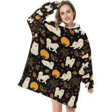 Load image into Gallery viewer, Autumn Bliss Fluffy Eskimos Blanket Hoodie-34