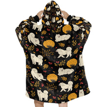 Load image into Gallery viewer, Autumn Bliss Fluffy Eskimos Blanket Hoodie-36