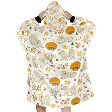 Load image into Gallery viewer, Autumn Bliss Fluffy Eskimos Blanket Hoodie-5