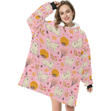 Load image into Gallery viewer, Autumn Bliss Fluffy Eskimos Blanket Hoodie-8
