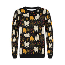 Load image into Gallery viewer, Autumn Bliss Fluffy Eskimos Sweatshirt for Women-Apparel-American Eskimo Dog, Apparel, Dog Mom Gifts, Sweatshirt-10