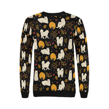 Load image into Gallery viewer, Autumn Bliss Fluffy Eskimos Sweatshirt for Women-Apparel-American Eskimo Dog, Apparel, Dog Mom Gifts, Sweatshirt-11