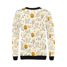 Load image into Gallery viewer, Autumn Bliss Fluffy Eskimos Sweatshirt for Women-Apparel-American Eskimo Dog, Apparel, Dog Mom Gifts, Sweatshirt-13