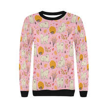 Load image into Gallery viewer, Autumn Bliss Fluffy Eskimos Sweatshirt for Women-Apparel-American Eskimo Dog, Apparel, Dog Mom Gifts, Sweatshirt-14