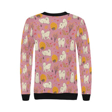 Load image into Gallery viewer, Autumn Bliss Fluffy Eskimos Sweatshirt for Women-Apparel-American Eskimo Dog, Apparel, Dog Mom Gifts, Sweatshirt-17