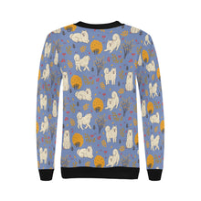 Load image into Gallery viewer, Autumn Bliss Fluffy Eskimos Sweatshirt for Women-Apparel-American Eskimo Dog, Apparel, Dog Mom Gifts, Sweatshirt-21