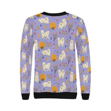 Load image into Gallery viewer, Autumn Bliss Fluffy Eskimos Sweatshirt for Women-Apparel-American Eskimo Dog, Apparel, Dog Mom Gifts, Sweatshirt-25