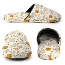 Load image into Gallery viewer, Autumn Bliss Fluffy Eskimos Women's Cotton Mop Slippers-3