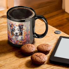 Load image into Gallery viewer, Autumn Enchantment Australian Shepherd Black Coffee Mug-ONE SIZE-Black-1