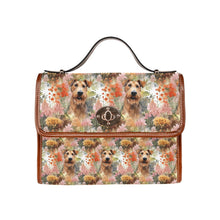 Load image into Gallery viewer, Autumn Garden Airedale Terrier Shoulder Bag Purse-Accessories-Accessories, Airedale Terrier, Bags, Purse-One Size-7